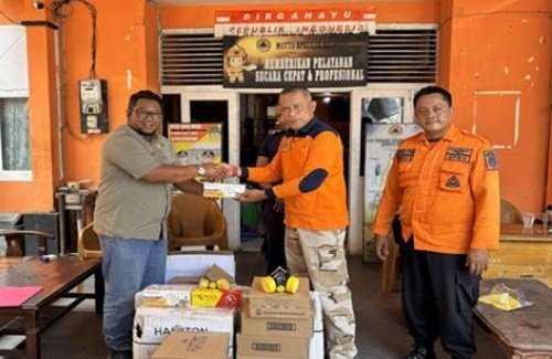 KIPP bersama PT CMI salurkan bantuan logistik dalam mendukung penanganan karhutla di Kayong Utara dan Ketapang.