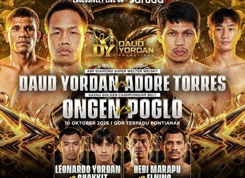 Back to Champion 2026 Daud Yordan Lawan Adore Torres