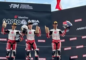Badly Ayatullah Raih Podium Ketiga Idemitsu Moto4 Asia Cup 2026