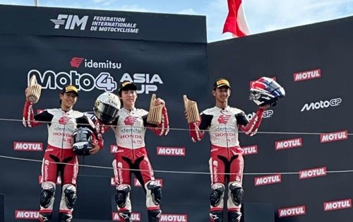 Badly Ayatullah Raih Podium Ketiga Idemitsu Moto4 Asia Cup 2026