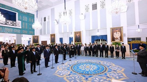Presiden Prabowo Reshuffle Kabinet, Suyudi Ario Seto Dilantik Jadi Kapolri