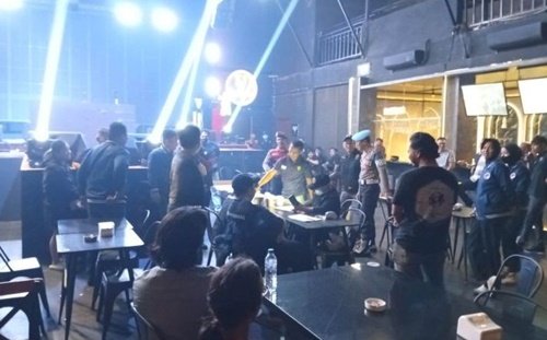 Laksanakan Program Prioritas Kapolri, Polres dan BNN Razia THM Kota Singkawang